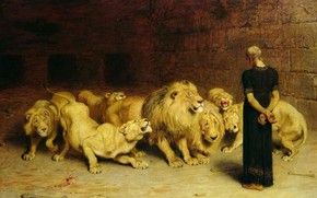 Daniele nella fossa dei leoni.JPG